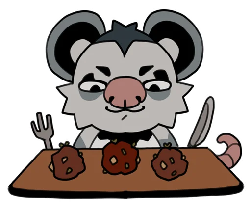 Sticker love_is_stored_in_the_possum