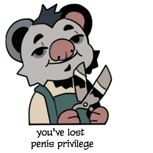 Sticker love_is_stored_in_the_possum