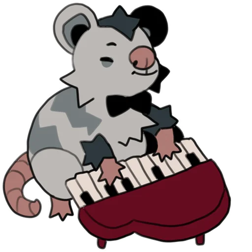 Sticker love_is_stored_in_the_possum