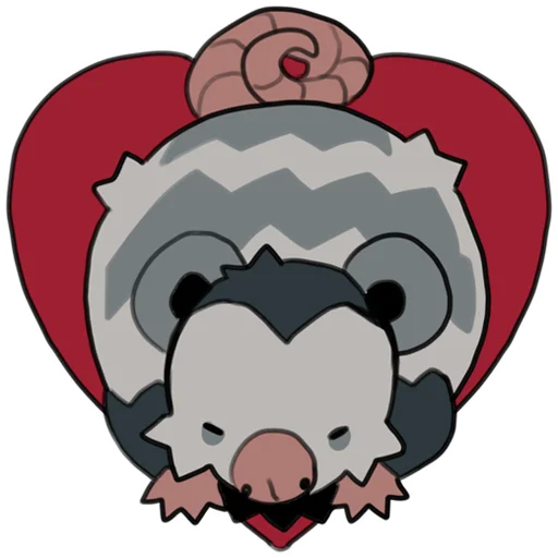 Sticker from the "love_is_stored_in_the_possum" sticker pack