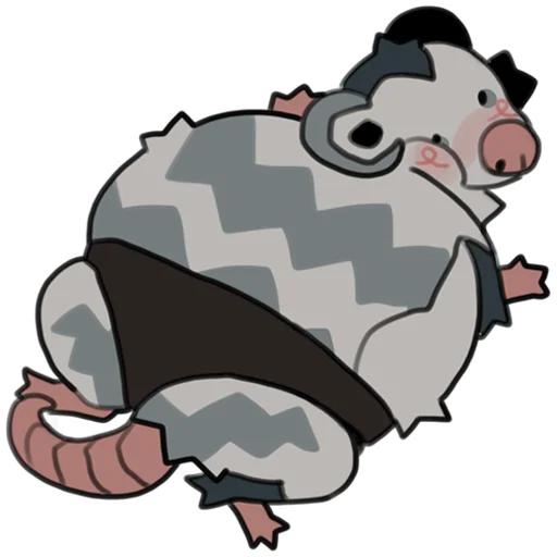 Sticker love_is_stored_in_the_possum