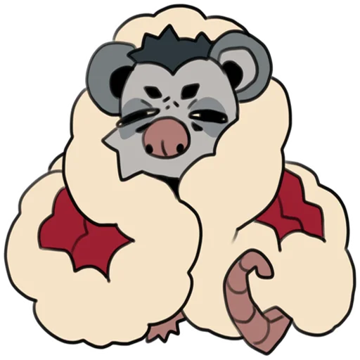 Sticker from the "love_is_stored_in_the_possum" sticker pack