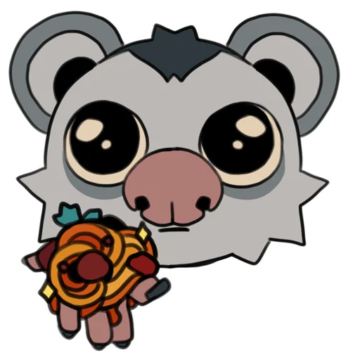 Sticker from the "love_is_stored_in_the_possum" sticker pack