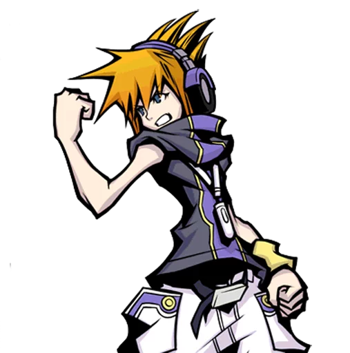 Стикер из набора "The World Ends With You"