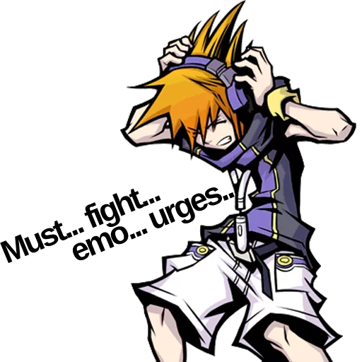 Sticker from the "The World Ends With You" sticker pack