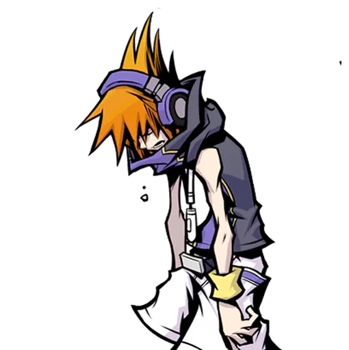 Стикер из набора "The World Ends With You"