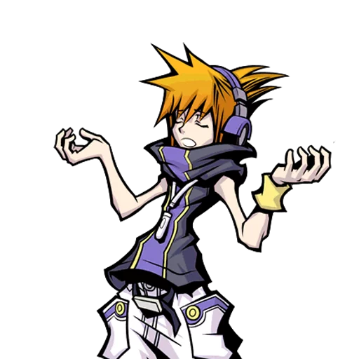 Стикер из набора "The World Ends With You"