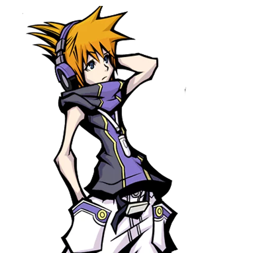 Стикер из набора "The World Ends With You"