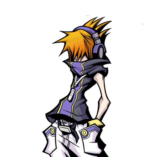 Стикер из набора "The World Ends With You"