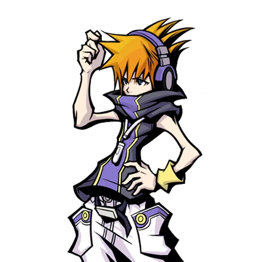 Стикер из набора "The World Ends With You"