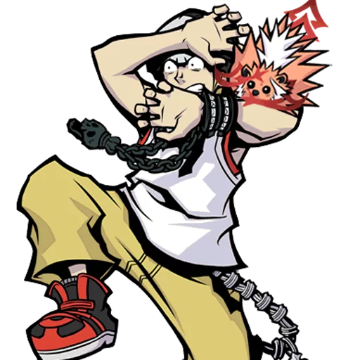 Sticker from the "The World Ends With You" sticker pack