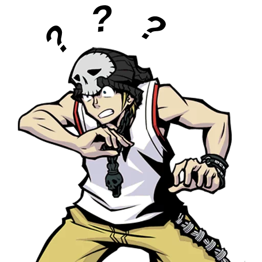 Sticker from the "The World Ends With You" sticker pack