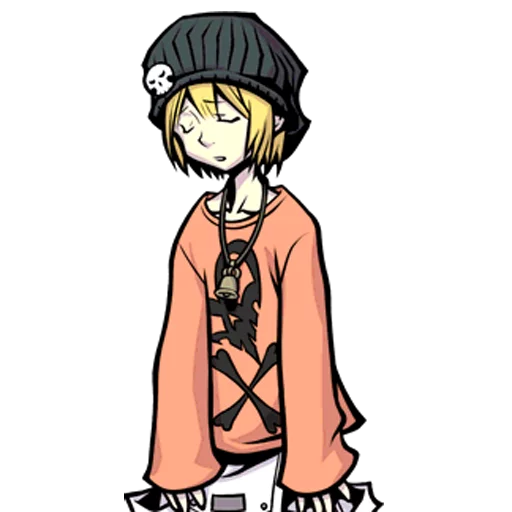 Стикер из набора "The World Ends With You"