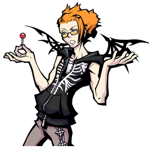 Sticker from the "The World Ends With You" sticker pack