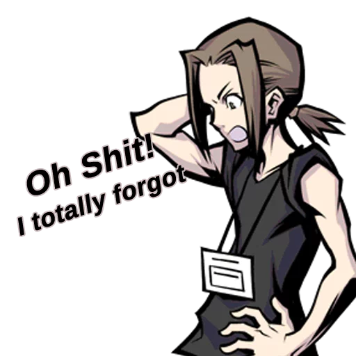 Sticker from the "The World Ends With You" sticker pack