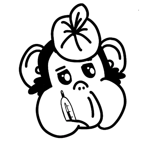 Sticker from the "Обезьяна с кодом" sticker pack