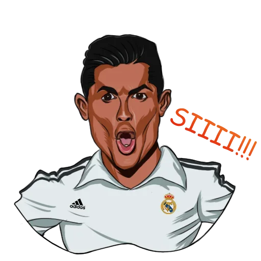 Sticker from the "Cristiano Ronaldo" sticker pack