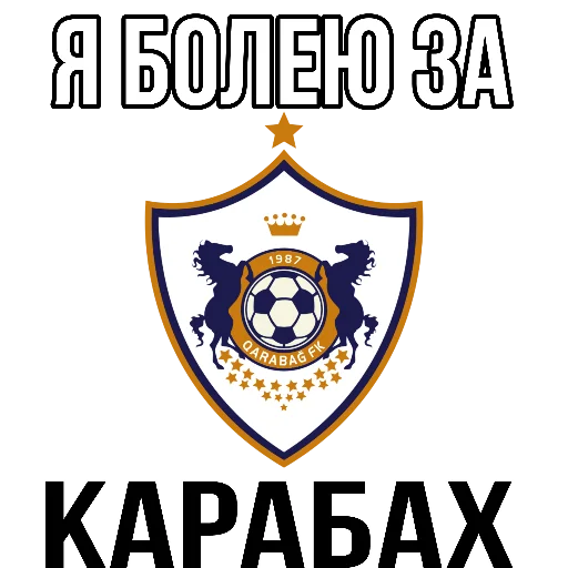 Sticker from the "Я болею за футбол" sticker pack