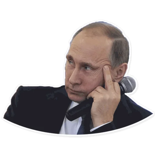 Sticker from the "Путин" sticker pack