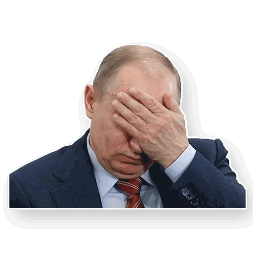 Sticker from the "Путин" sticker pack