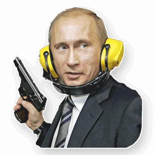 Sticker from the "Путин" sticker pack