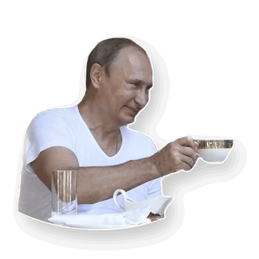 Sticker from the "Путин" sticker pack