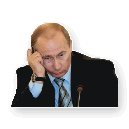 Sticker from the "Путин" sticker pack