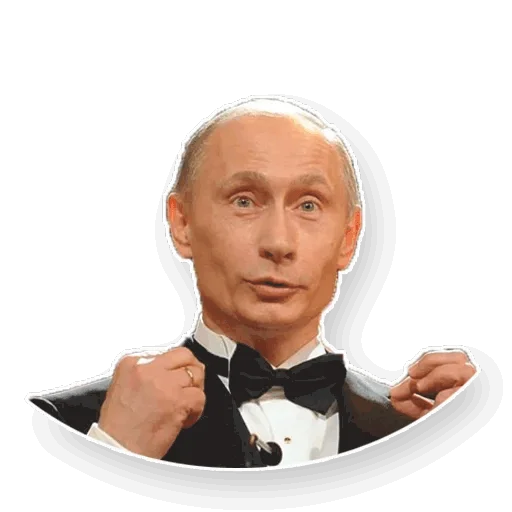 Sticker from the "Путин" sticker pack