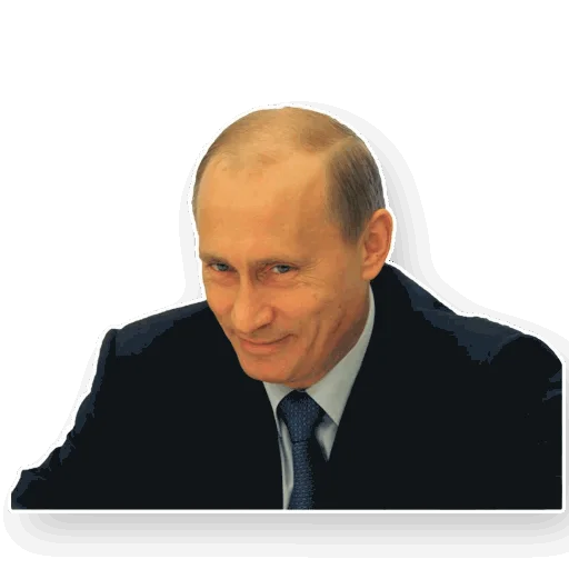 Sticker from the "Путин" sticker pack