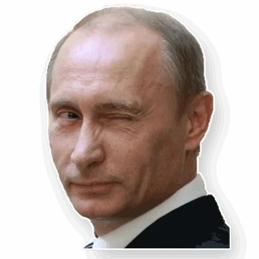 Sticker from the "Путин" sticker pack