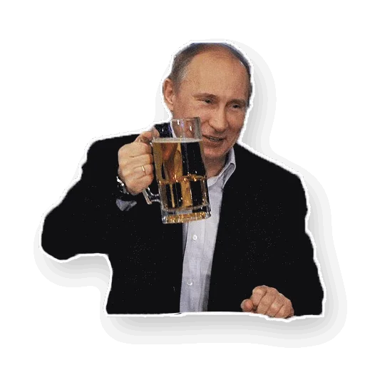 Sticker from the "Путин" sticker pack