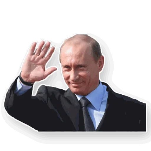 Sticker from the "Путин" sticker pack