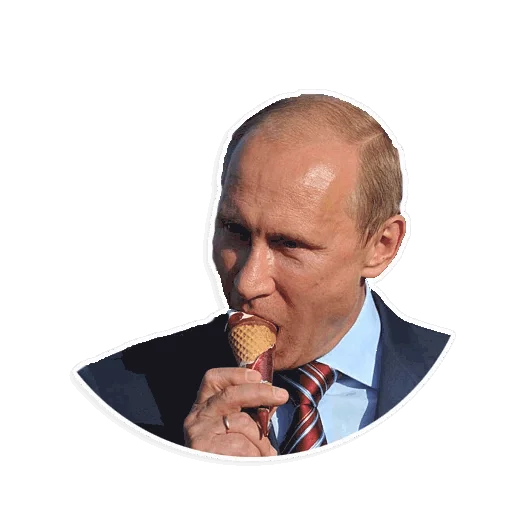 Sticker from the "Путин" sticker pack