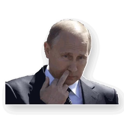 Sticker from the "Путин" sticker pack