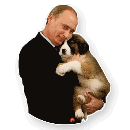 Sticker from the "Путин" sticker pack