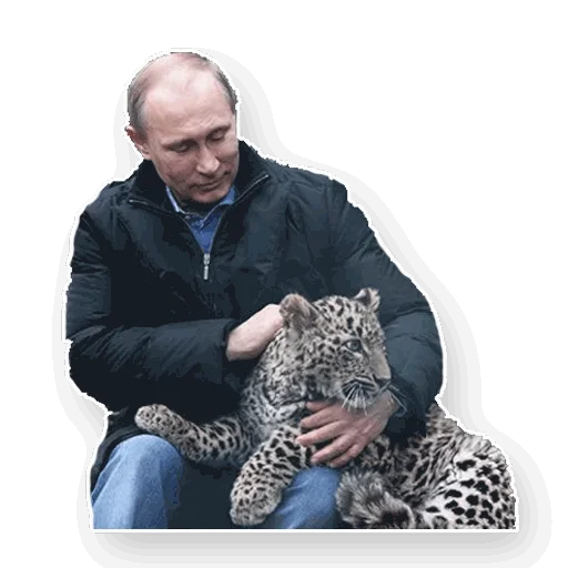 Sticker from the "Путин" sticker pack