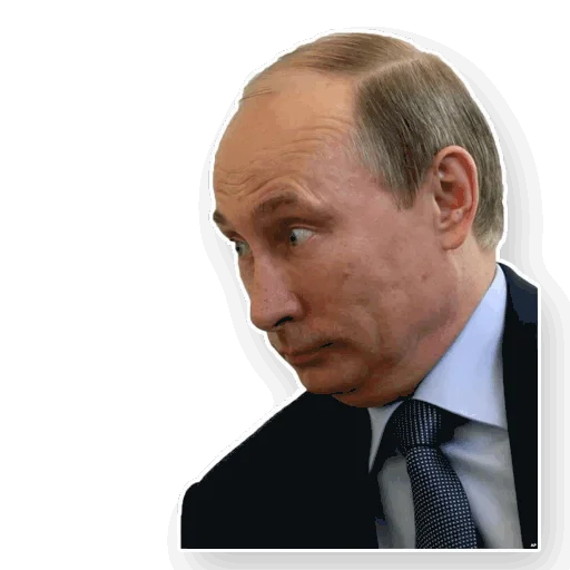 Sticker from the "Путин" sticker pack