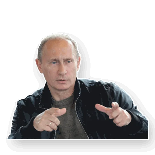 Sticker from the "Путин" sticker pack