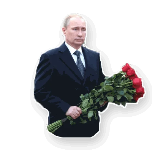 Sticker from the "Путин" sticker pack