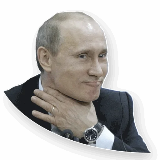 Sticker from the "Путин" sticker pack