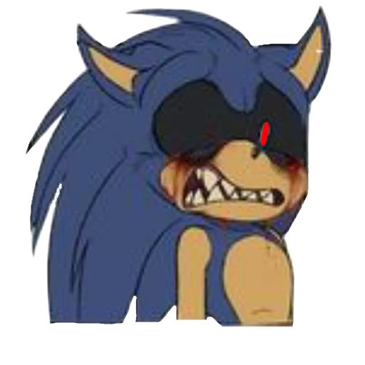 Sticker from the "Sonic.exe" sticker pack