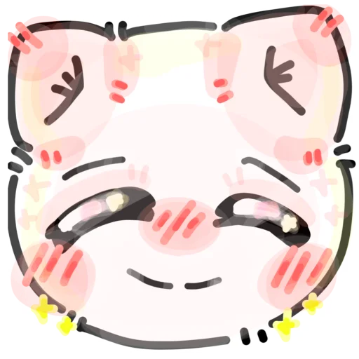 Sticker from the "Cat" sticker pack