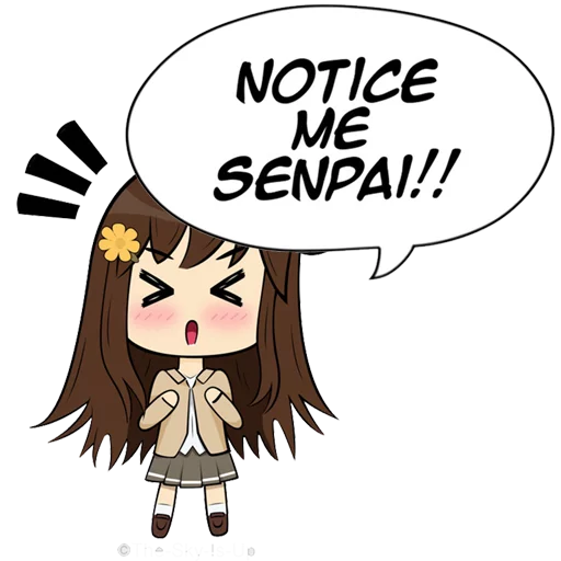 Sticker from the "Anime Kawaii Meme" sticker pack