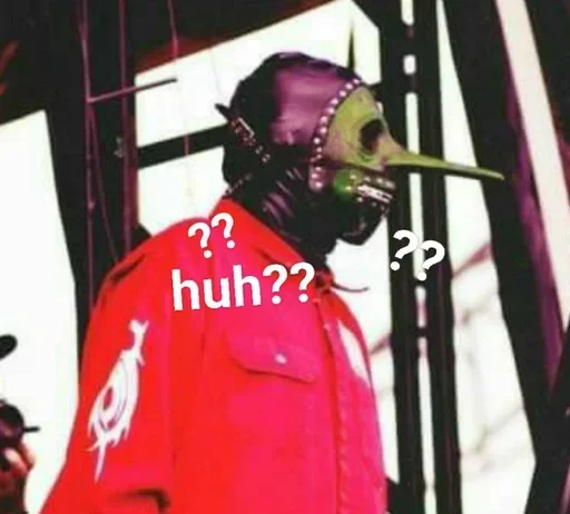 Sticker from the "Slipknot слипкотики" sticker pack