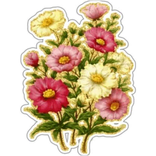 Sticker from the "Flowers" sticker pack