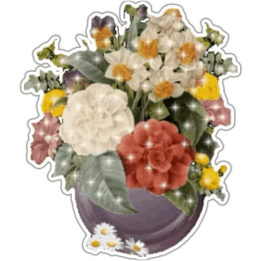 Sticker from the "Flowers" sticker pack