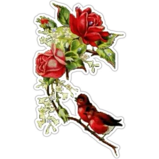 Sticker from the "Flowers" sticker pack