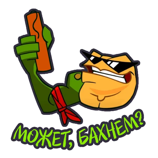 Sticker from the "Battletoads" sticker pack