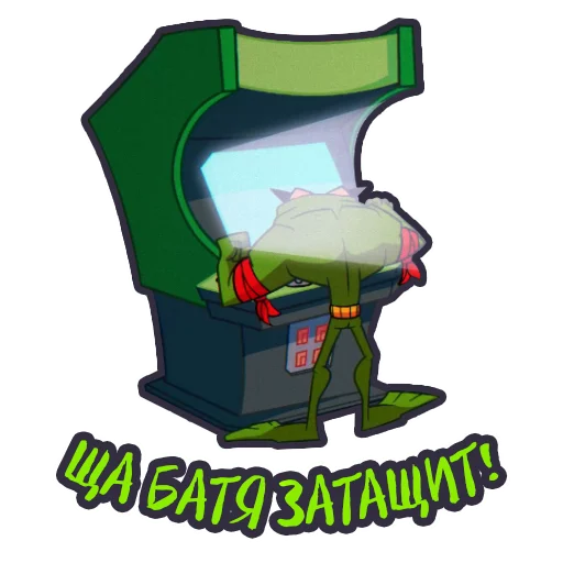 Sticker from the "Battletoads" sticker pack