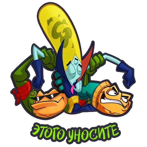 Sticker from the "Battletoads" sticker pack